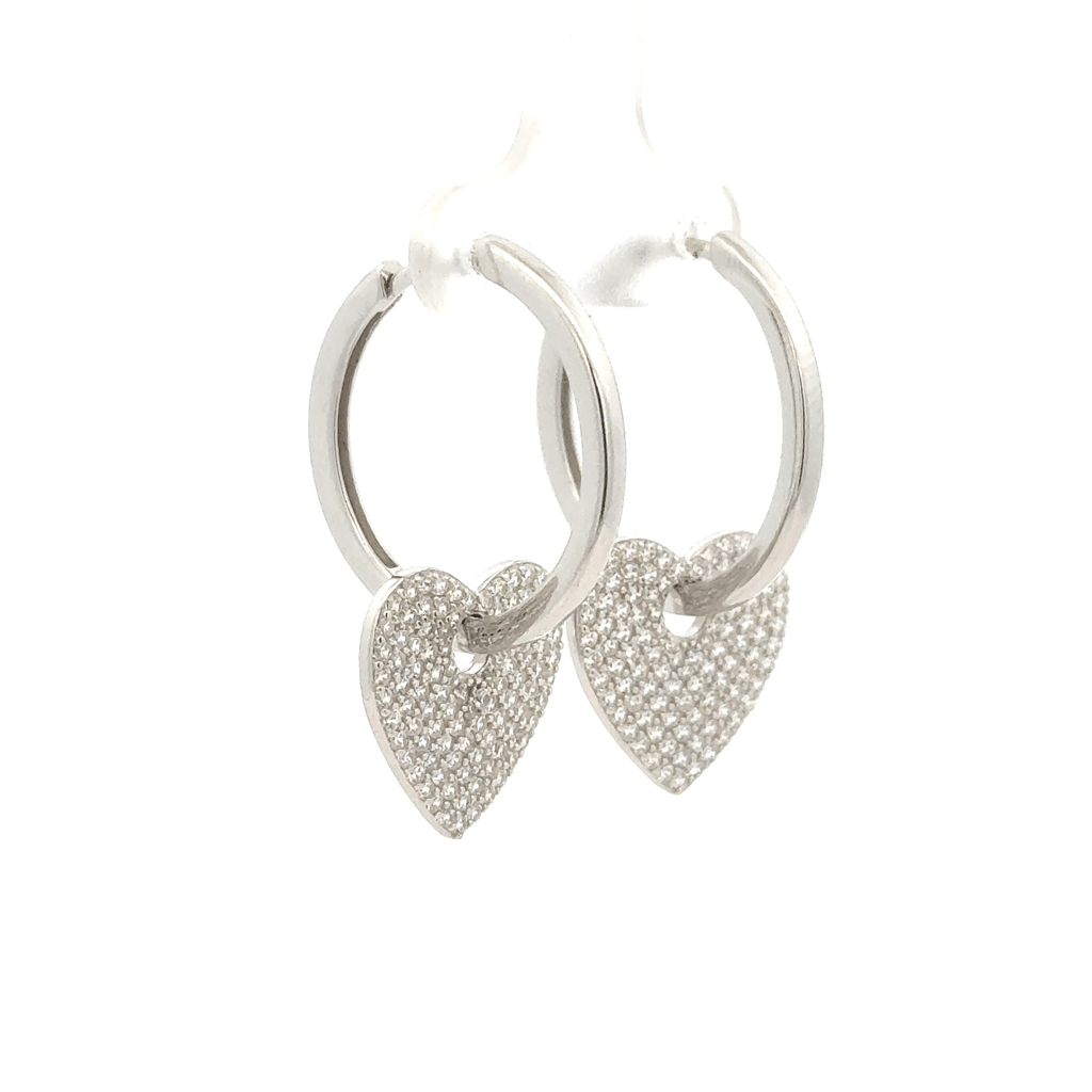Heart Baali Hoop Earring