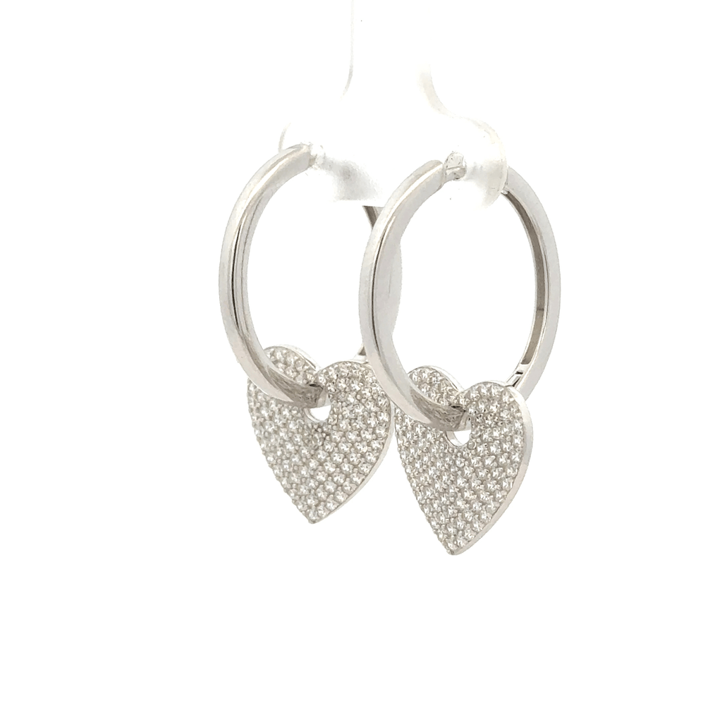 Heart Baali Hoop Earring