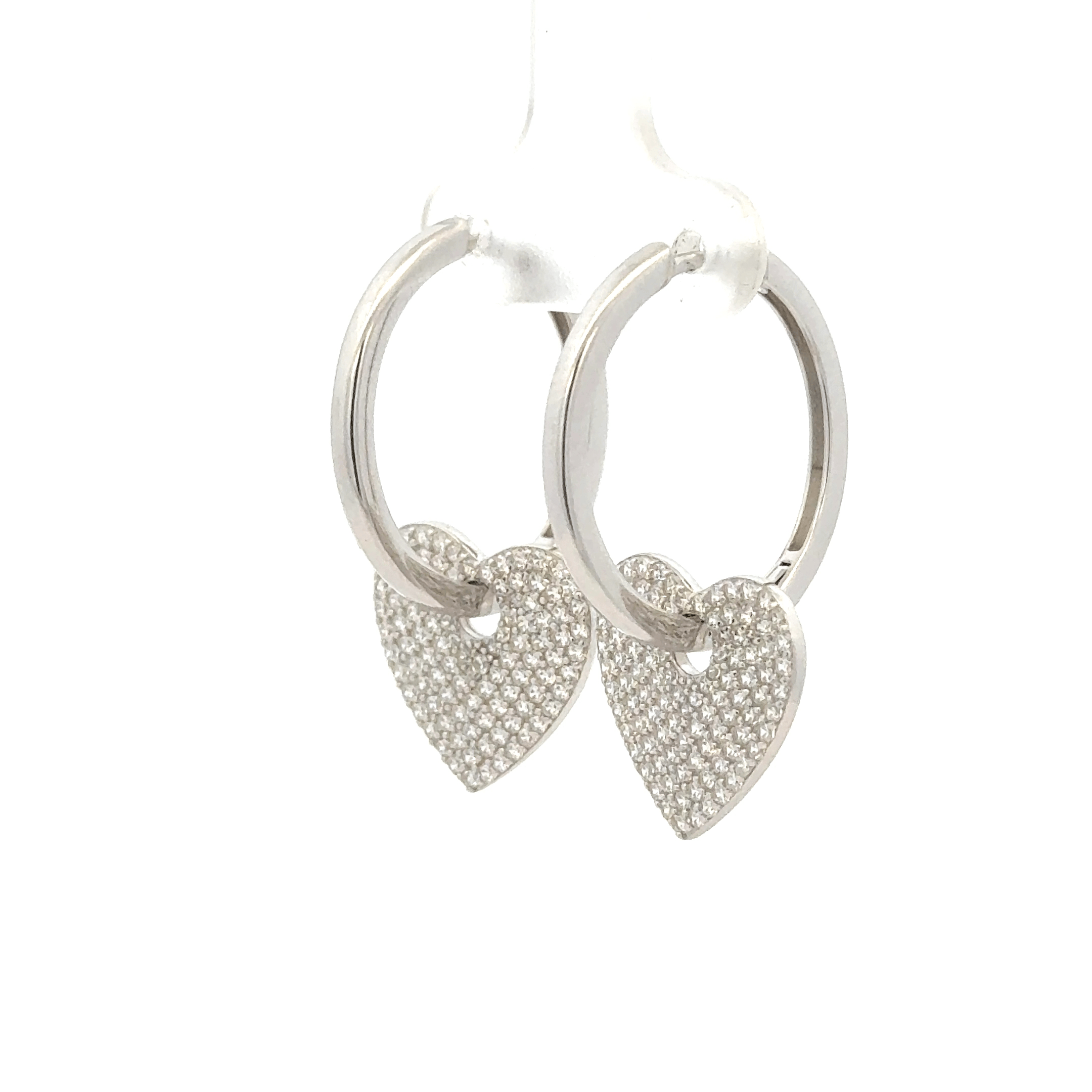 Heart Baali Hoop Earring