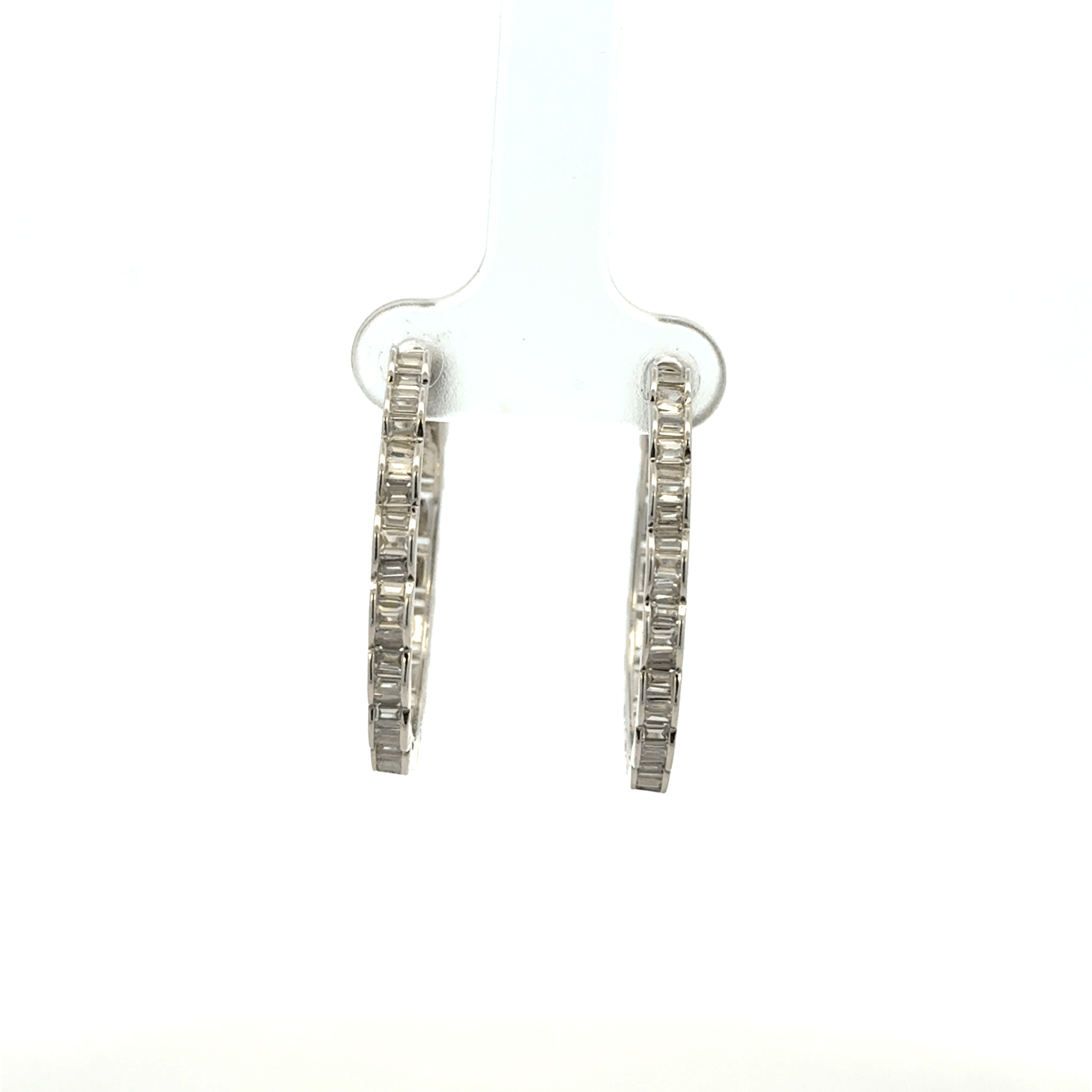 Curl Long Hoop Baali Earrings