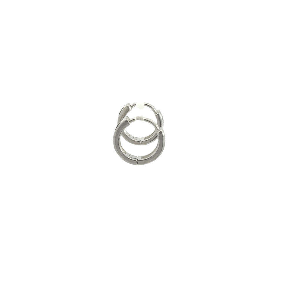 Black  Enamel Baali Earring