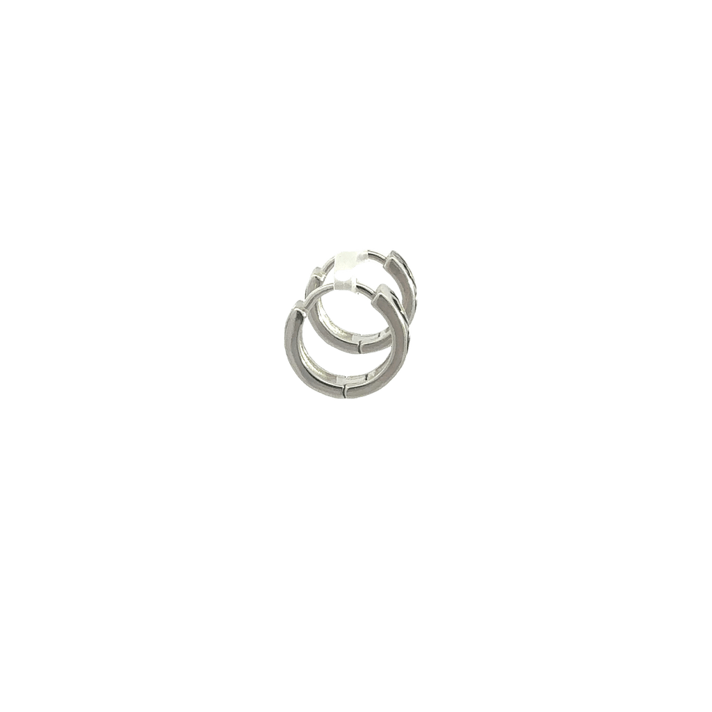 Black  Enamel Baali Earring