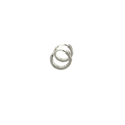 Black  Enamel Baali Earring