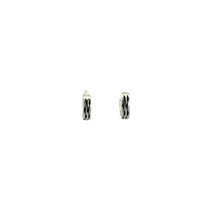 Black Enamel Baali Earring