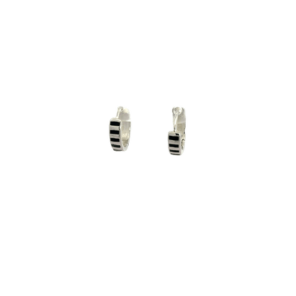 Black Enamel Baali Earring