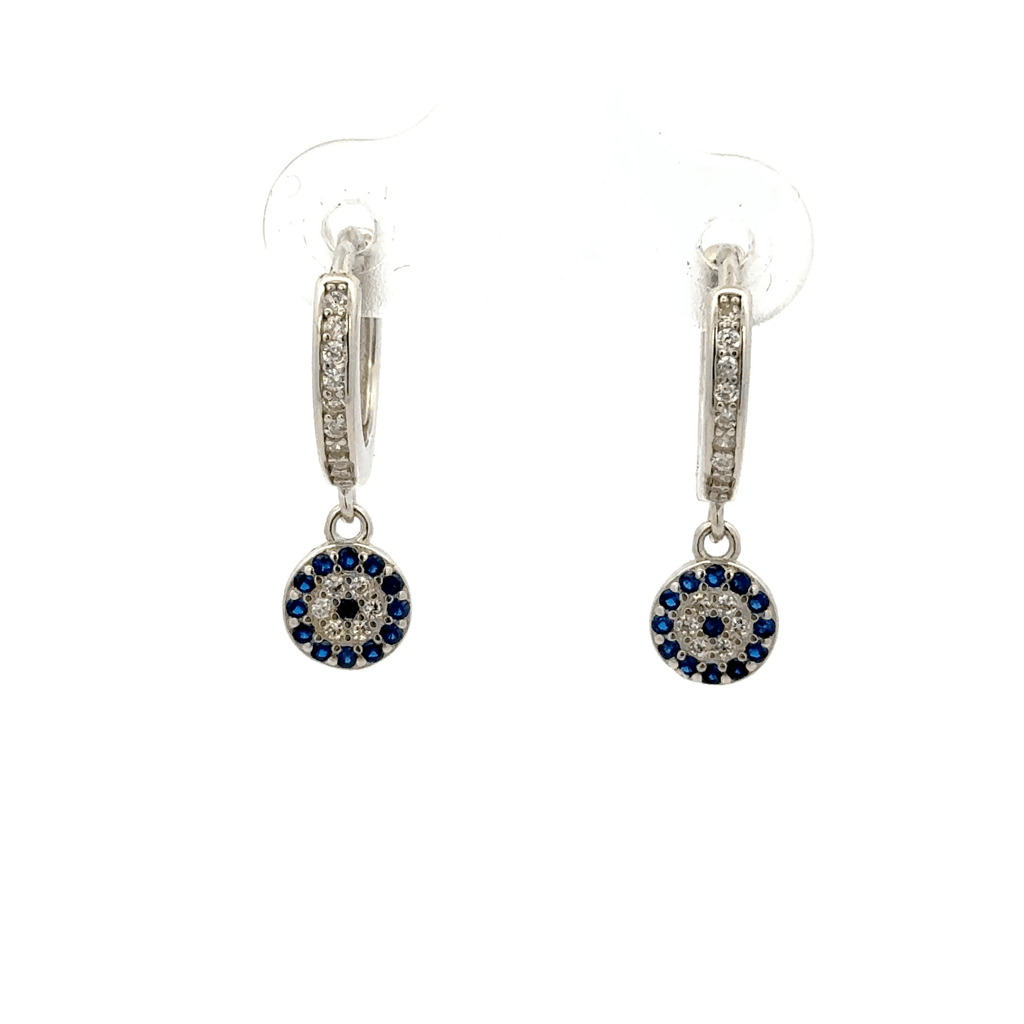Blue Stone Hanging Baali Earring