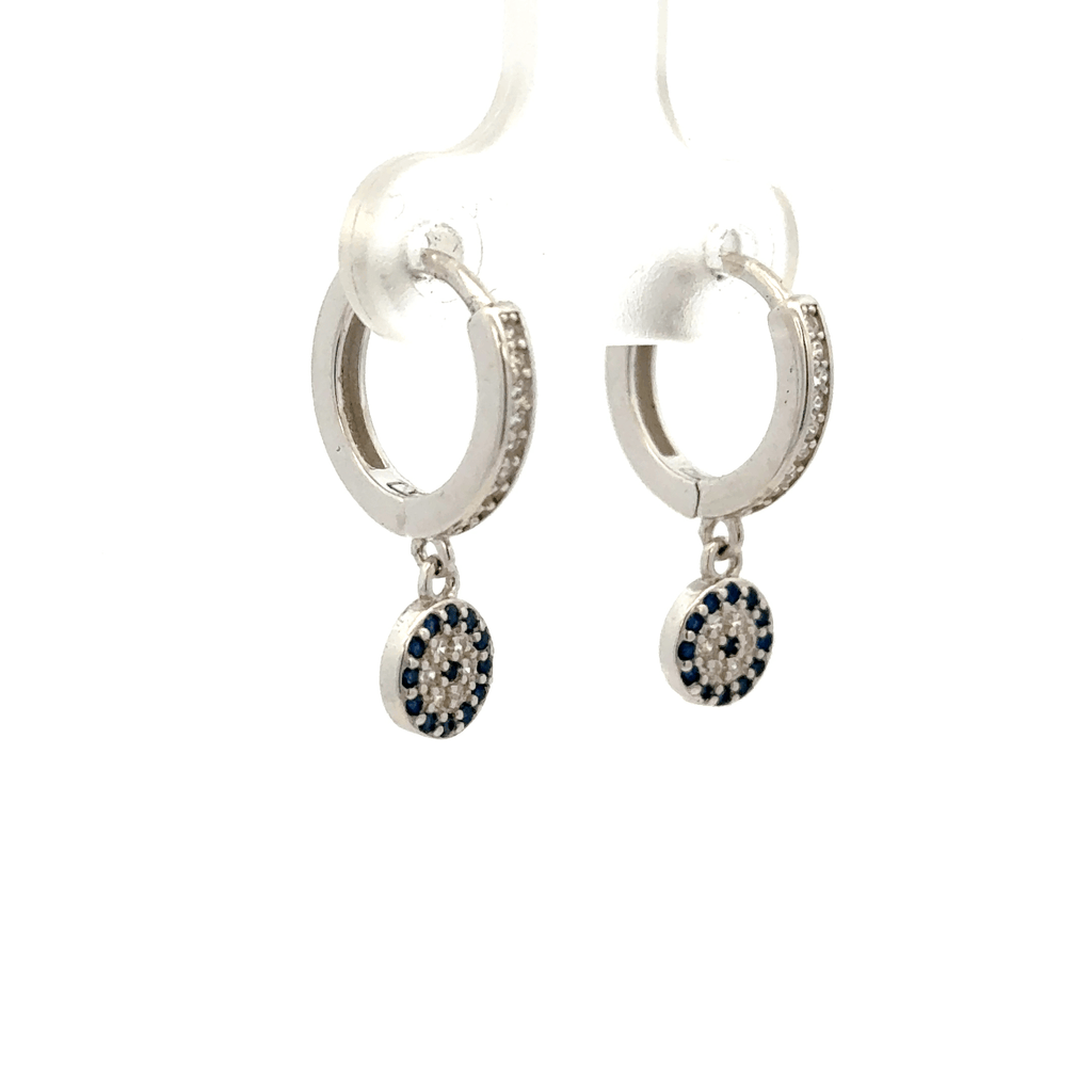Blue Stone Hanging Baali Earring