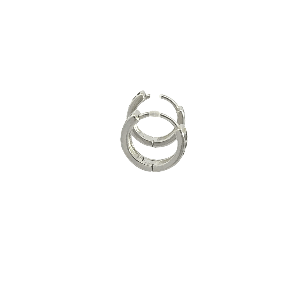 Black Enamel Baali Earring