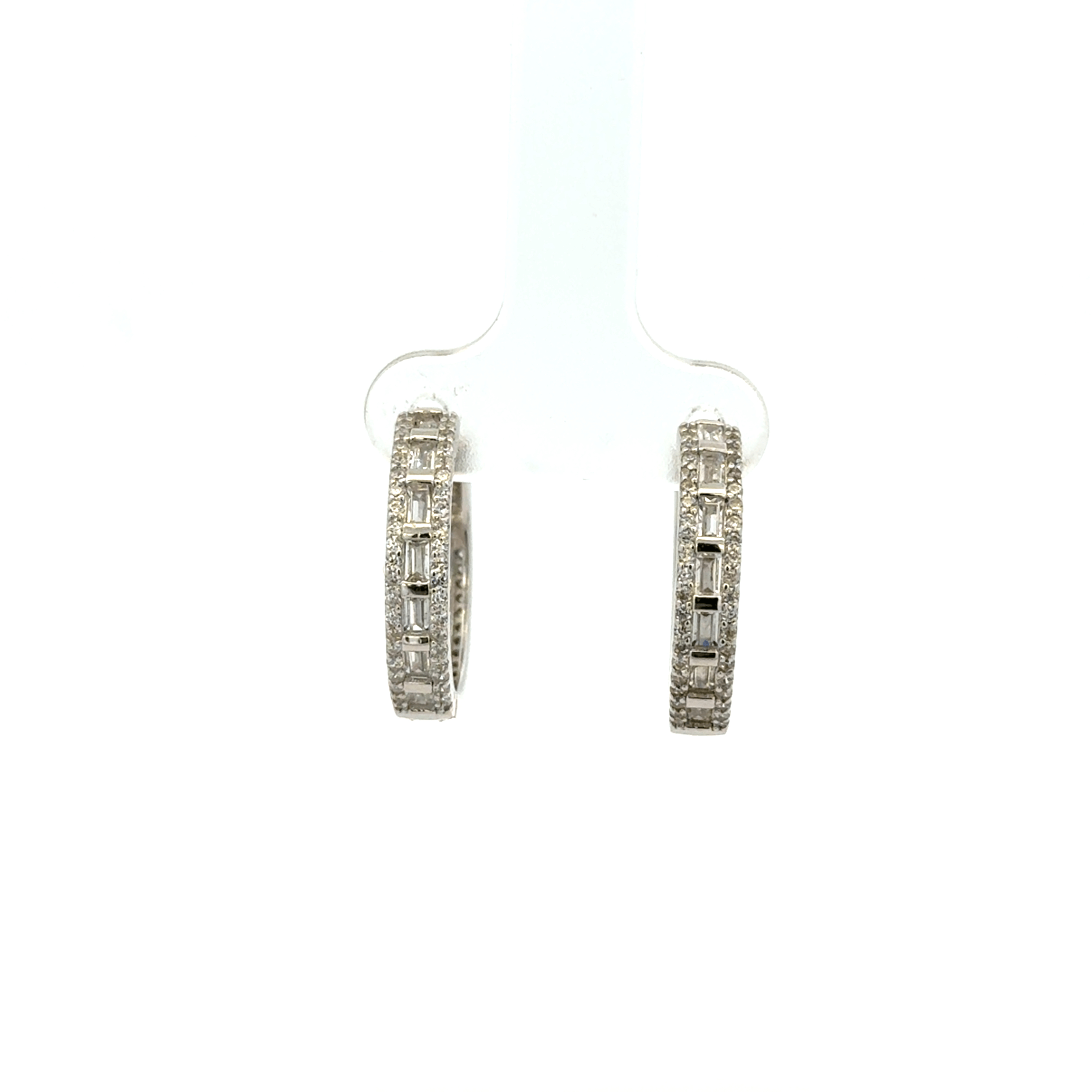 White Stone Baali Earring