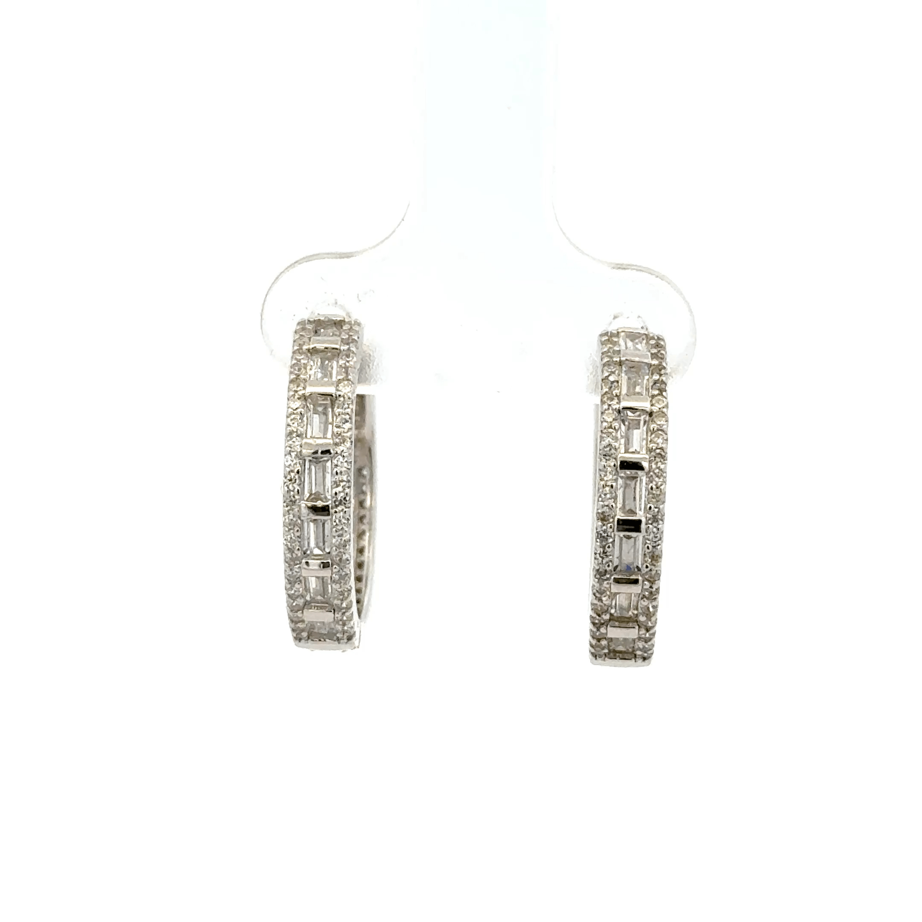 White Stone Baali Earring