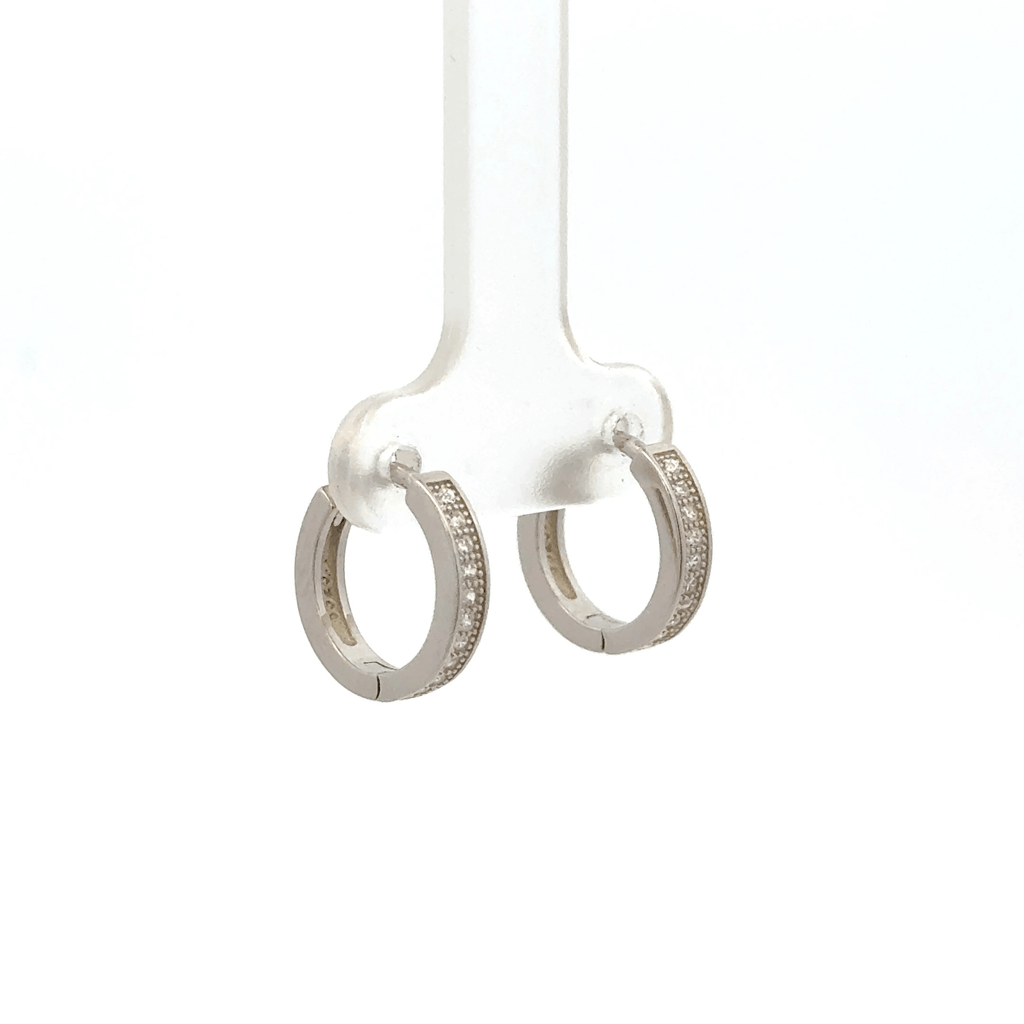 Multistone Baali Hoop Earring