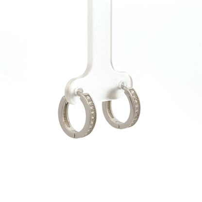 Multistone Baali Hoop Earring