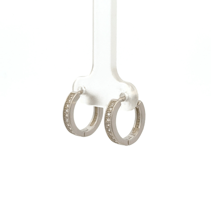 Multistone Baali Hoop Earring
