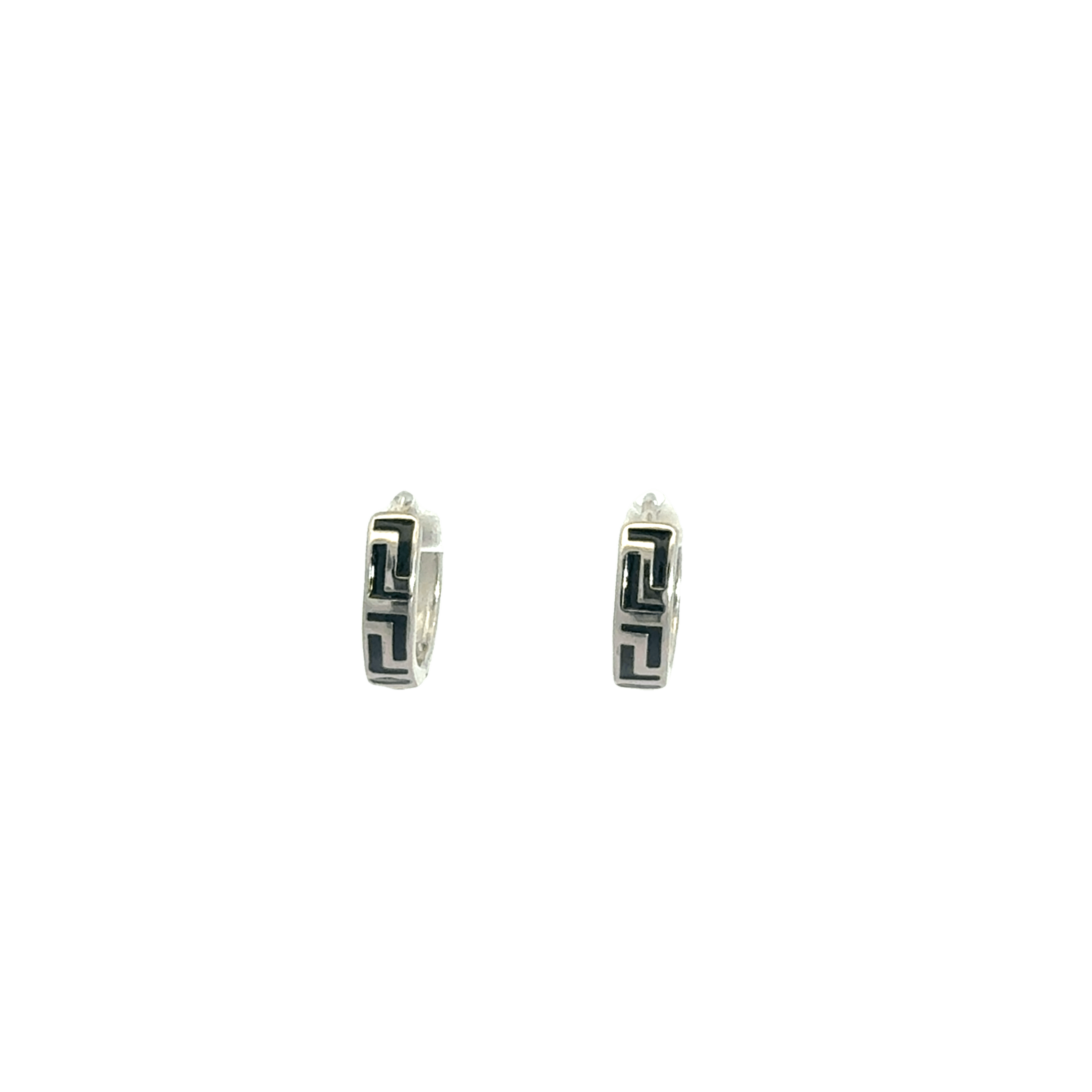 Black Enamel Baali Earring