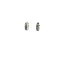 Black Enamel Baali Earring