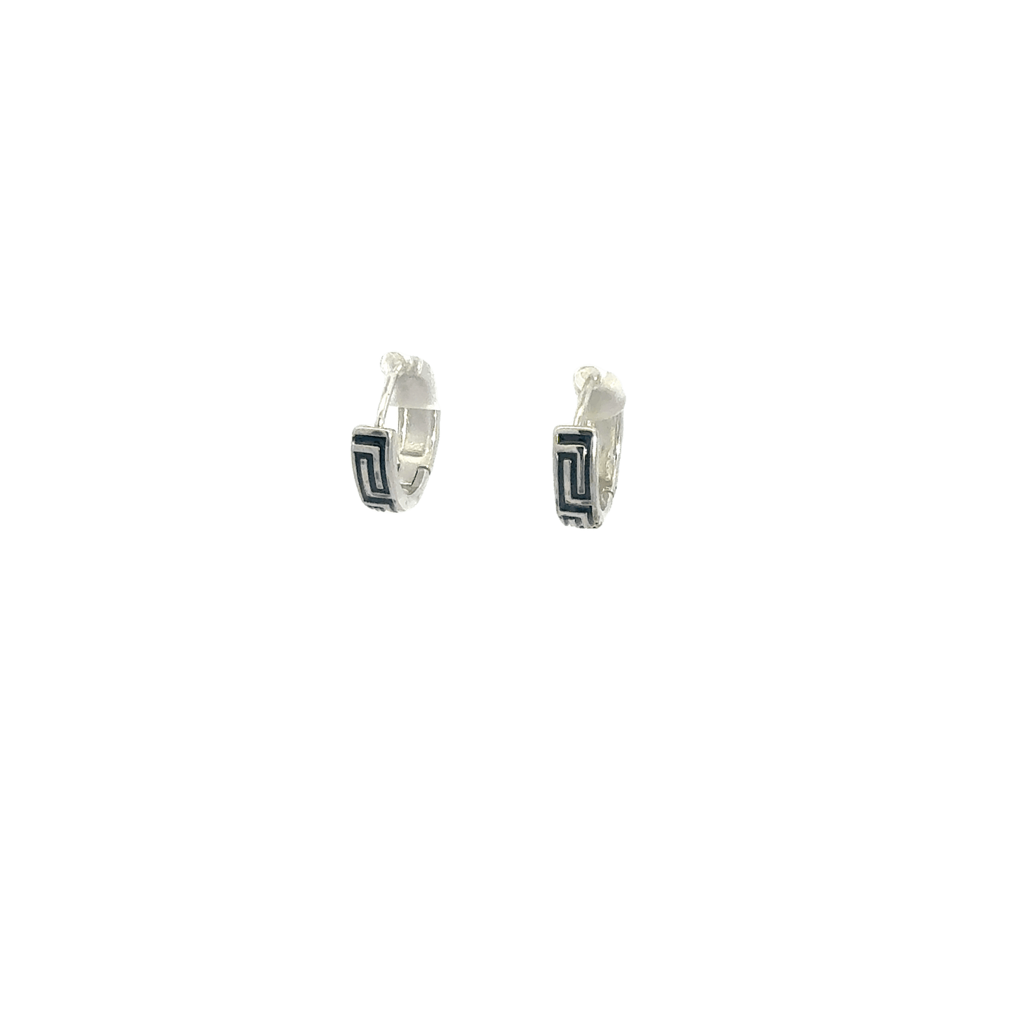 Black Enamel Baali Earring