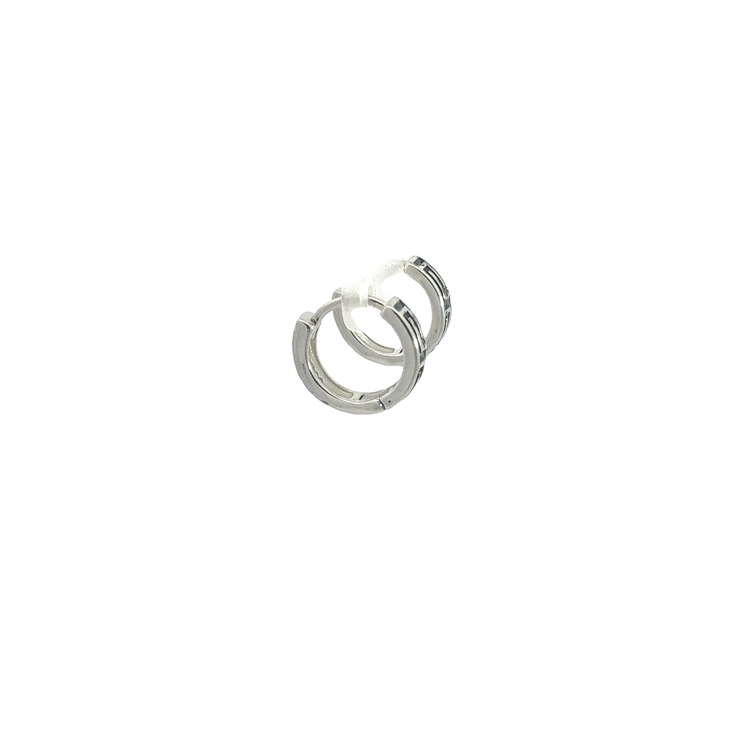 Black Enamel Baali Earring