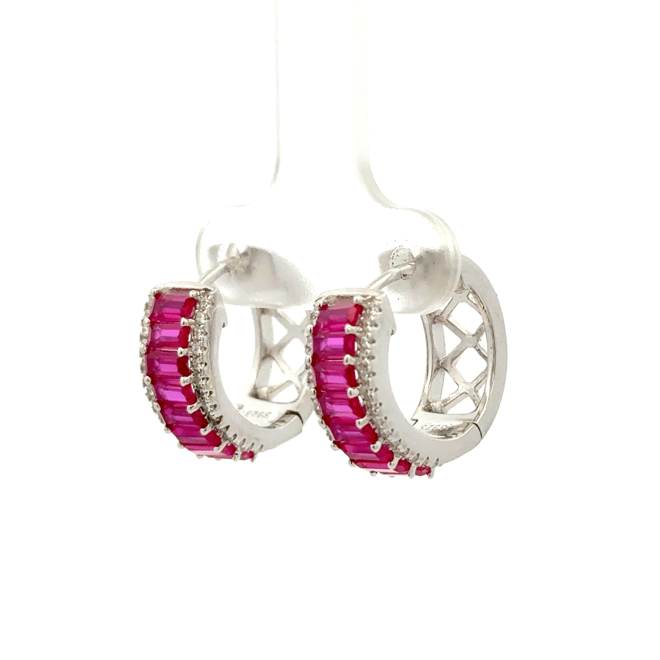 Big Size Red Stone Baali Earring