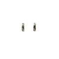 Black Enamel Bali Earring