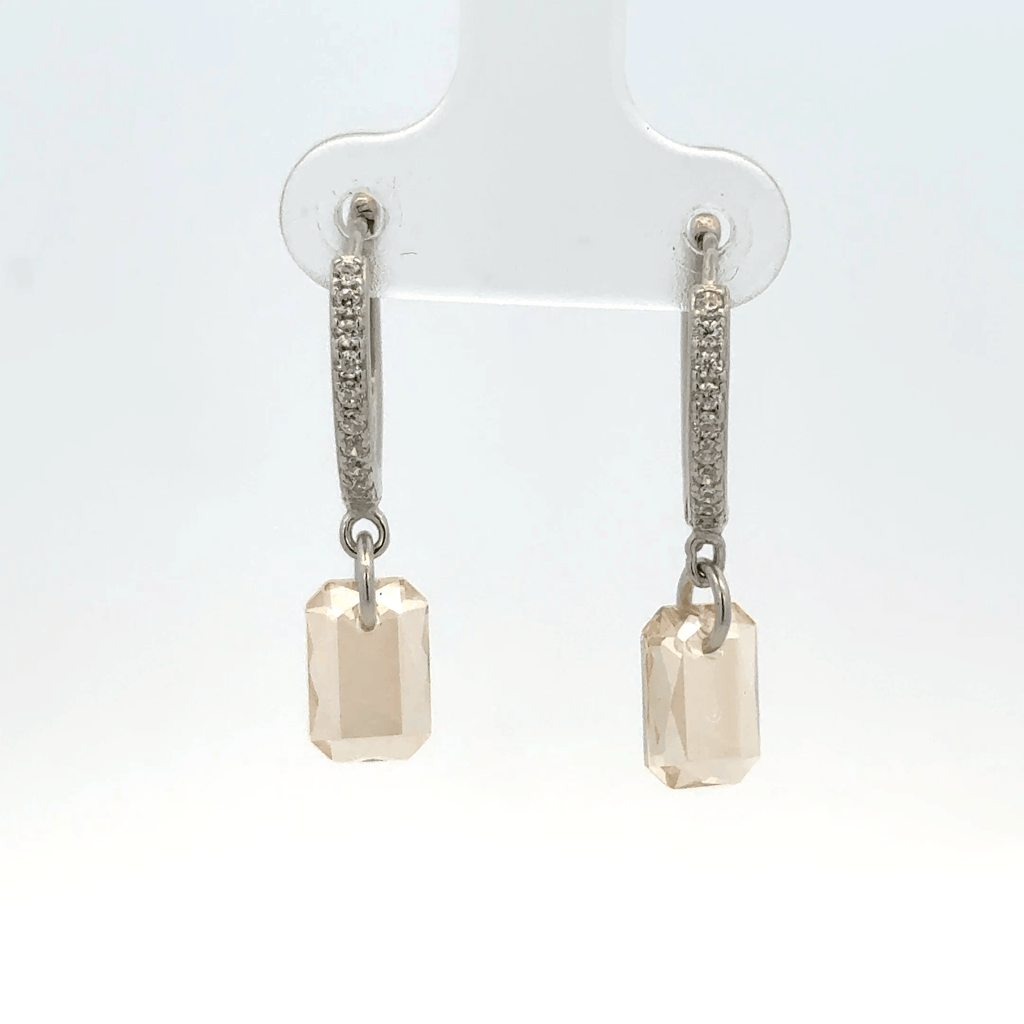 Yellow Stone Drops Baali Earring