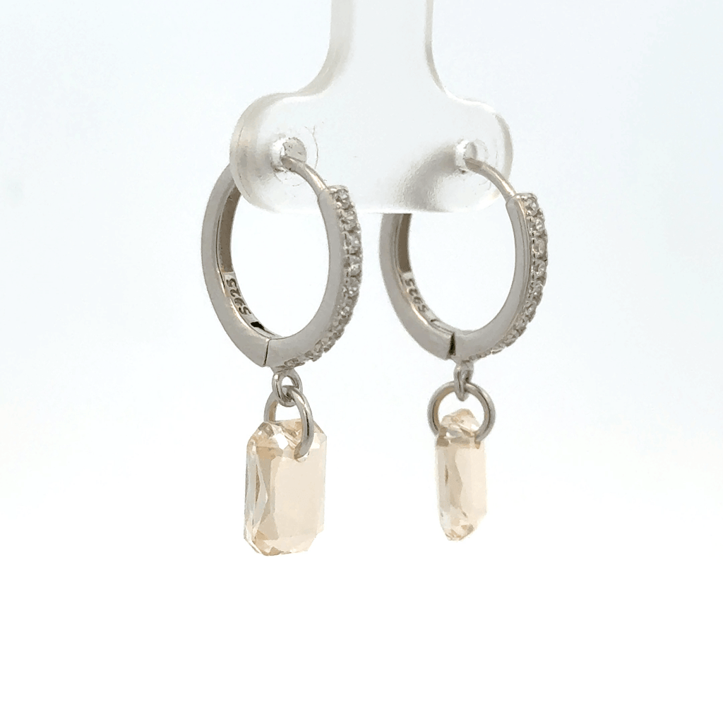 Yellow Stone Drops Baali Earring