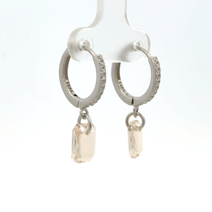 Yellow Stone Drops Baali Earring