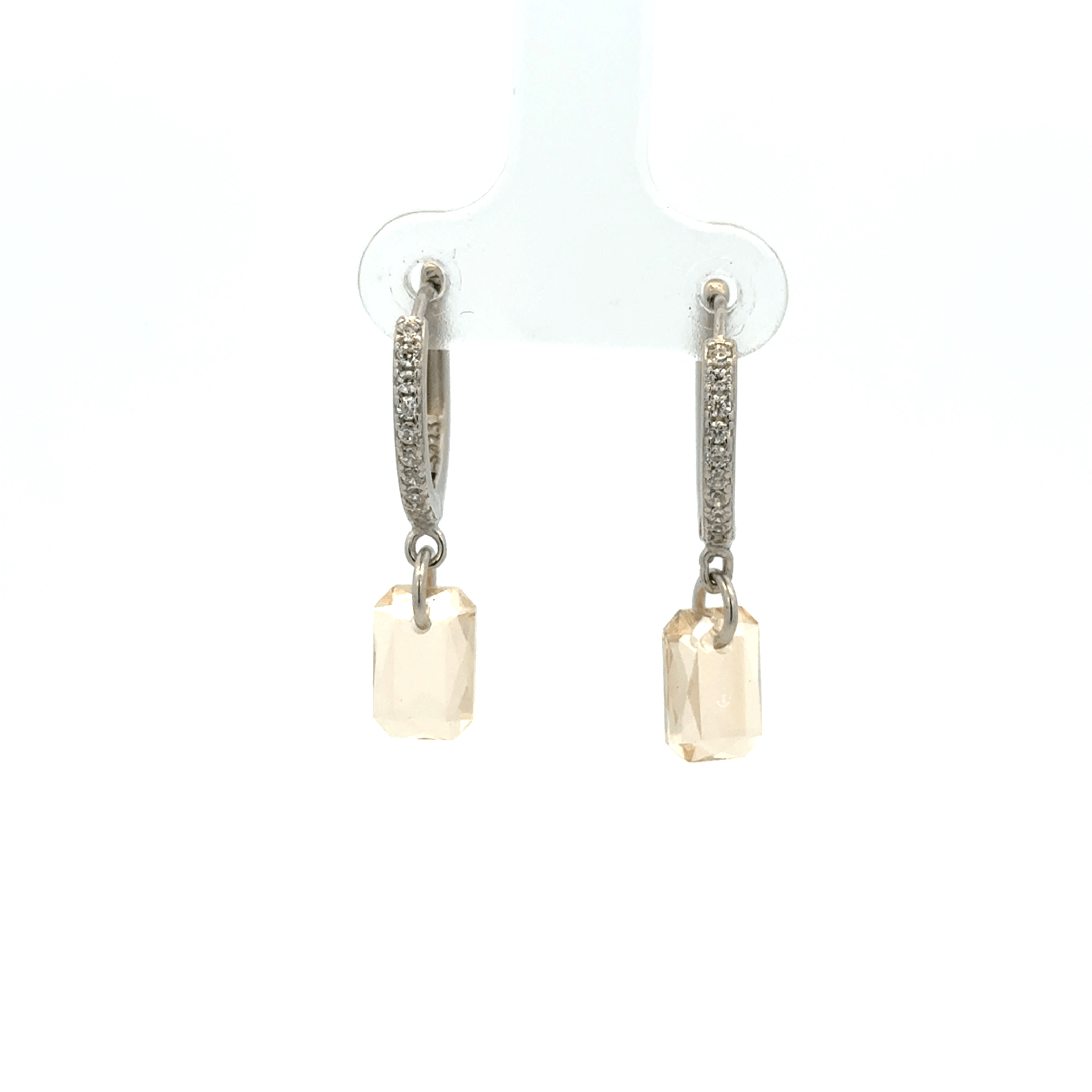 Yellow Stone Drops Baali Earring