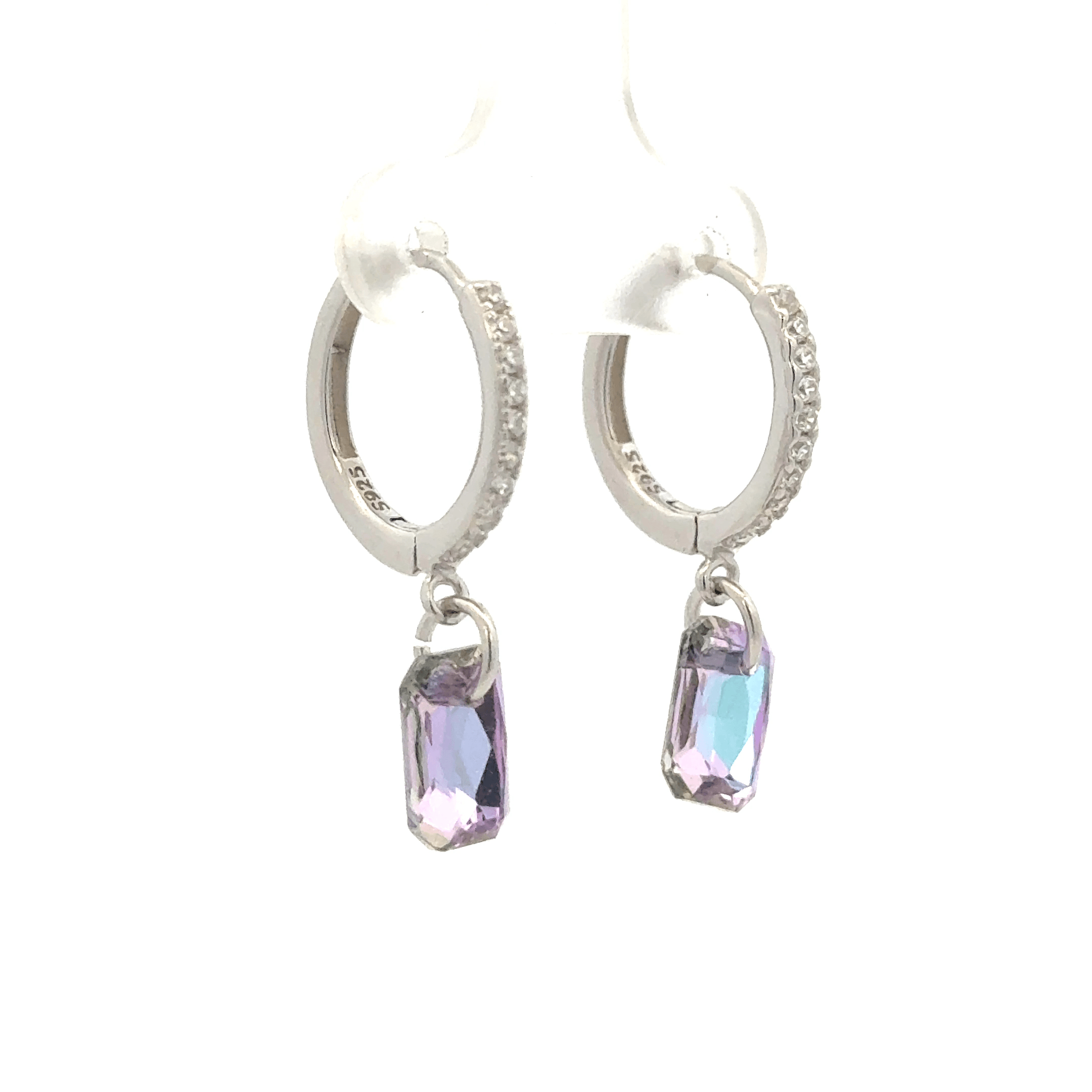 Diamond Rainbow Drops Baali Earring