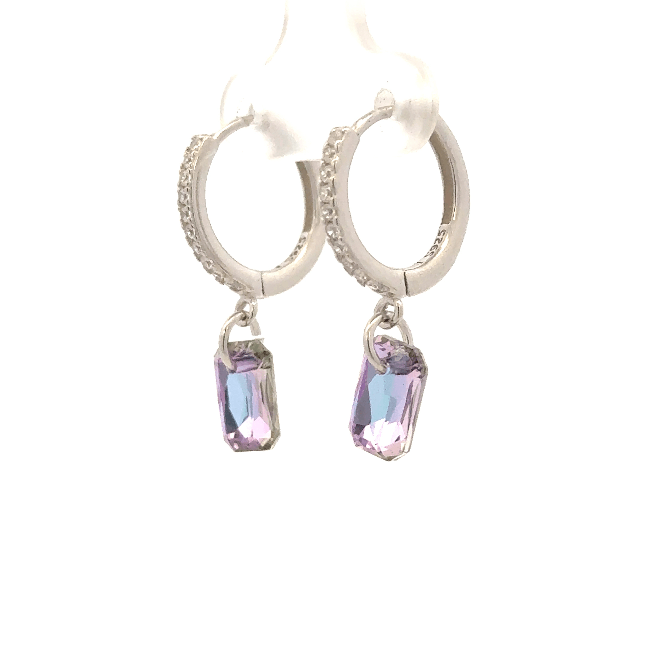 Diamond Rainbow Drops Baali Earring