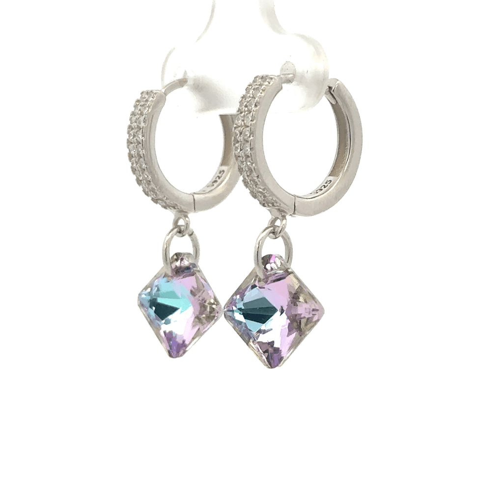 Diamond Rainbow Drops Baali Earring