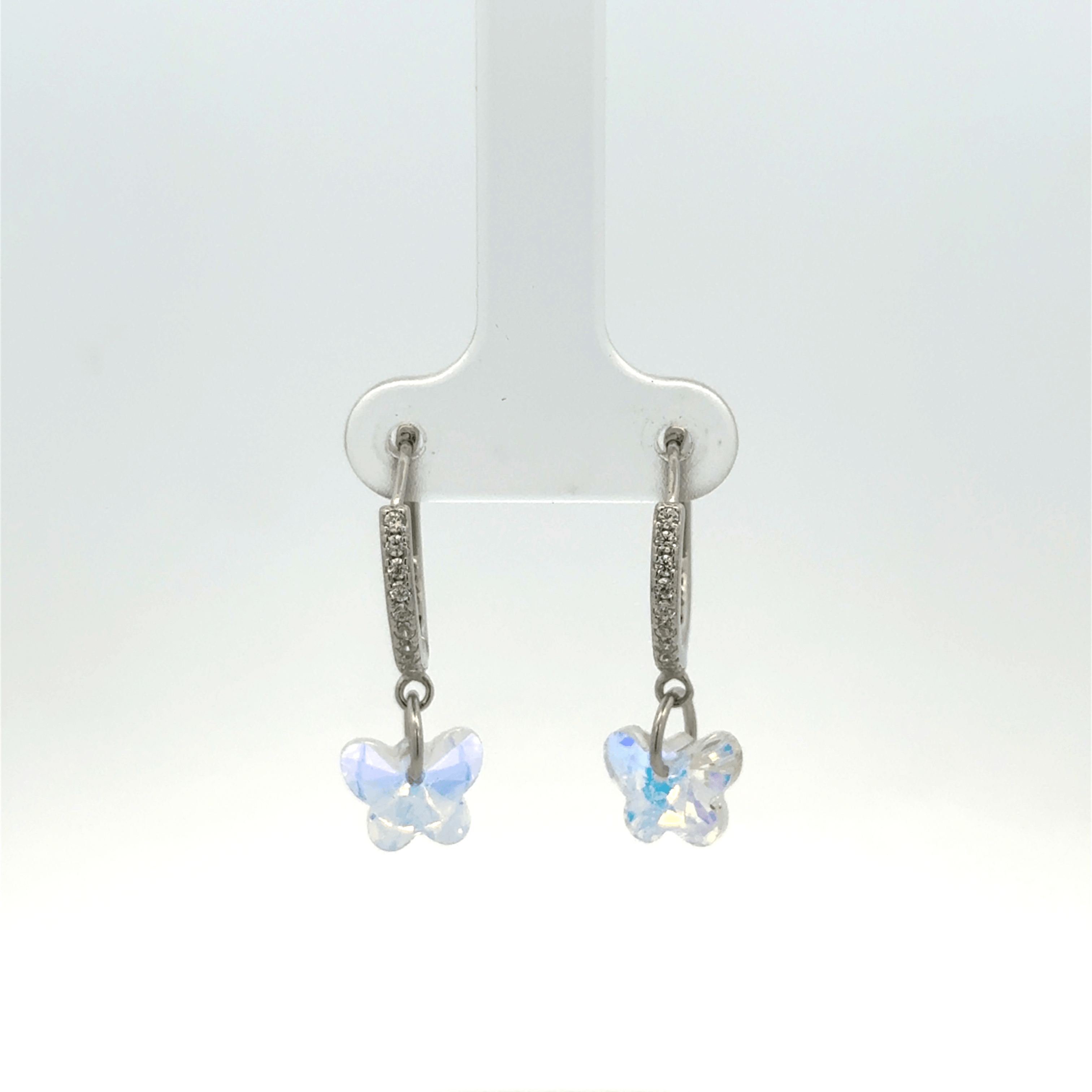 Butterfly Rainbow Drops Baali Earring