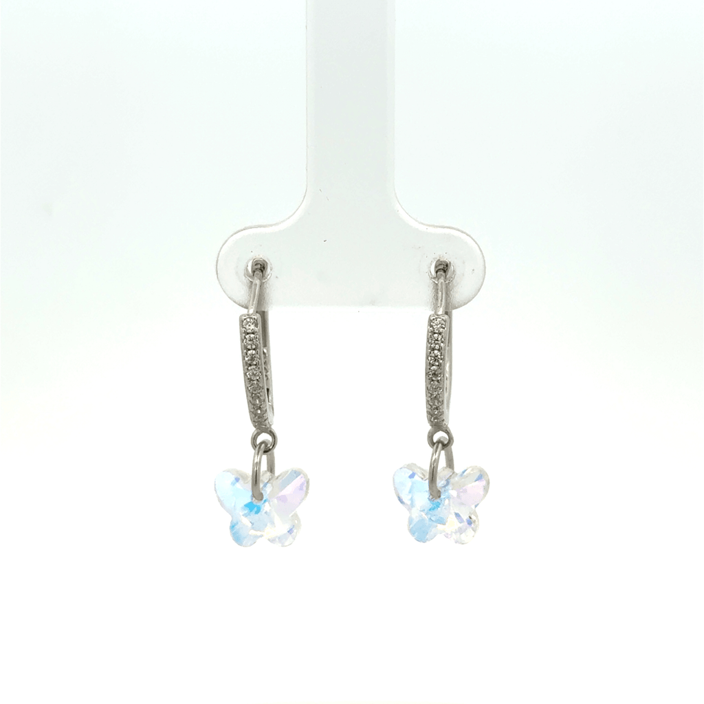 Butterfly Rainbow Drops Baali Earring