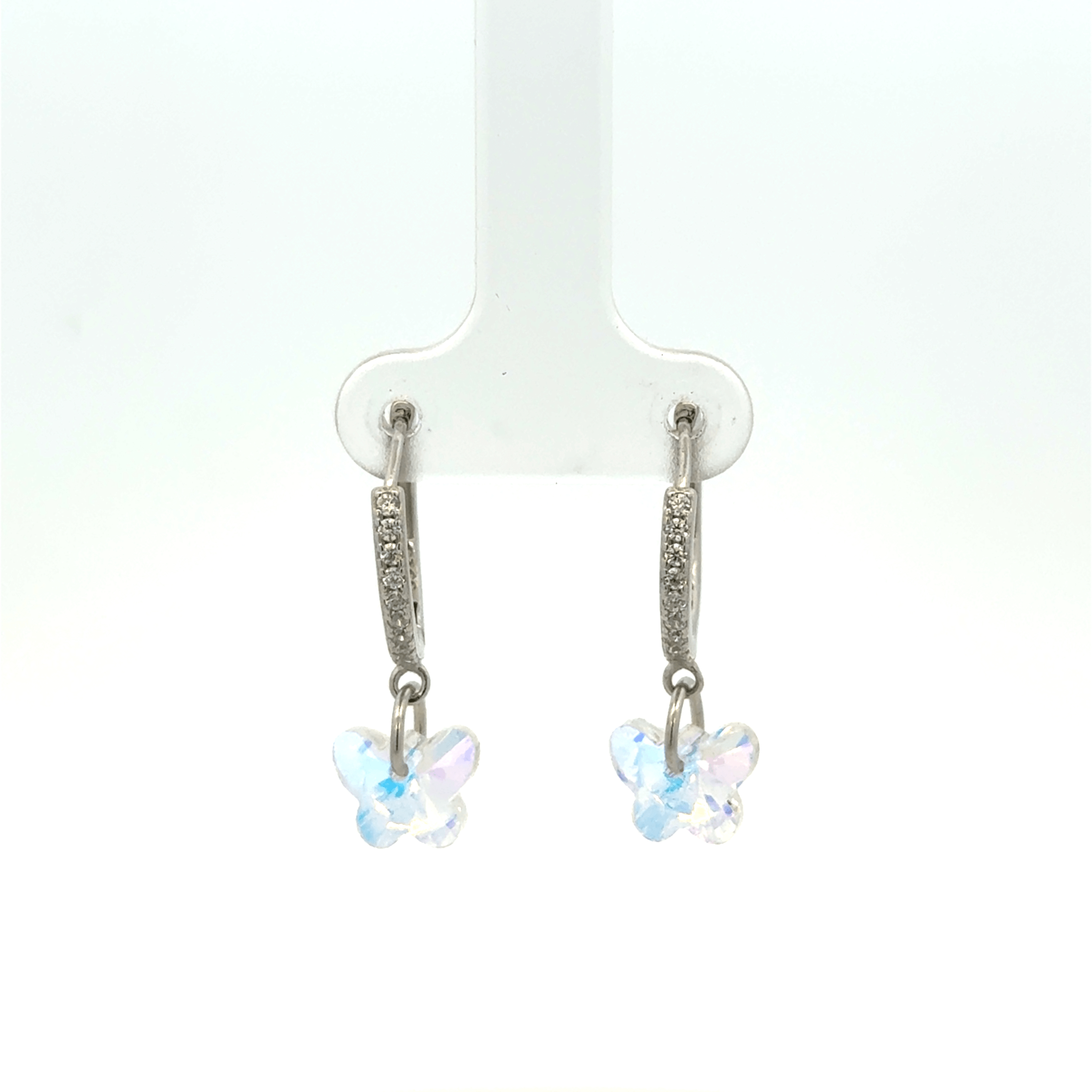 Butterfly Rainbow Drops Baali Earring