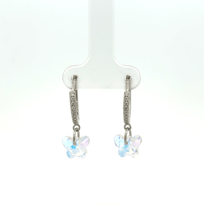 Butterfly Rainbow Drops Baali Earring