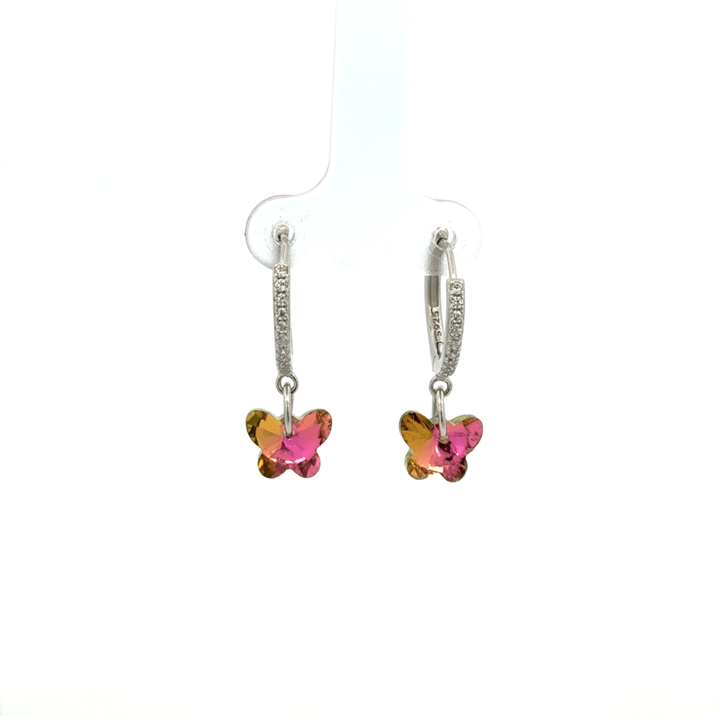 Butterfly Rainbow Drops Baali Earring