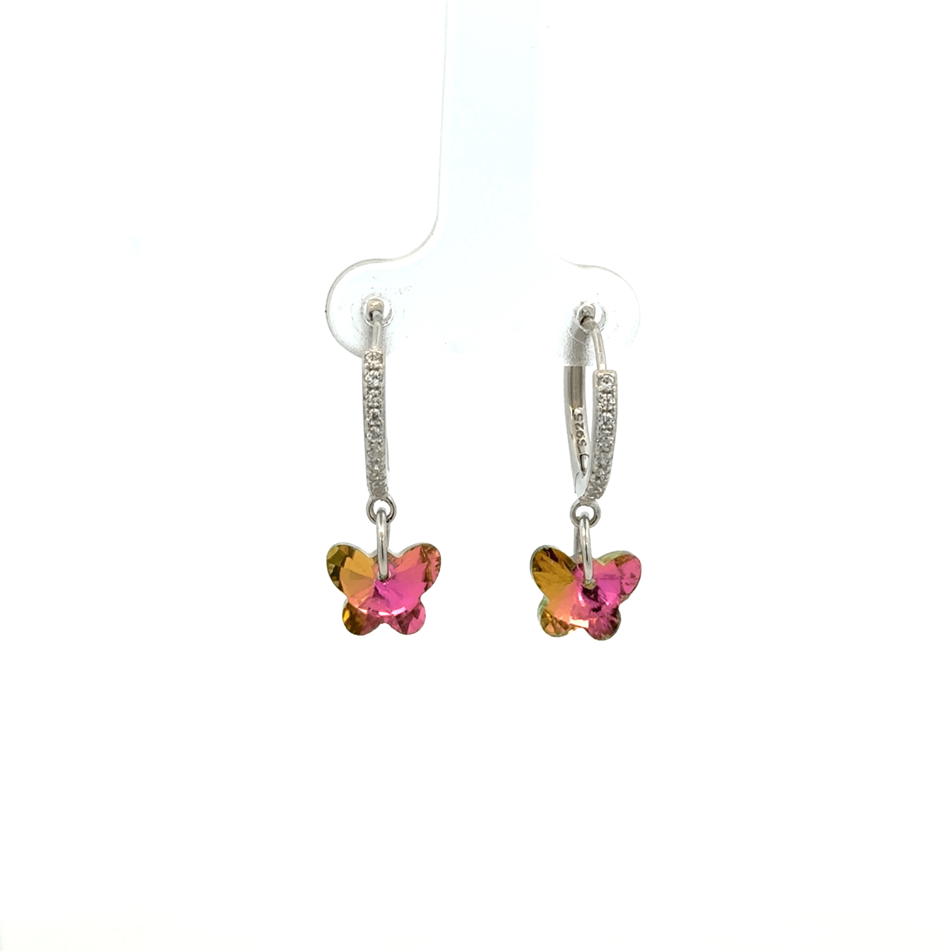 Butterfly Rainbow Drops Baali Earring