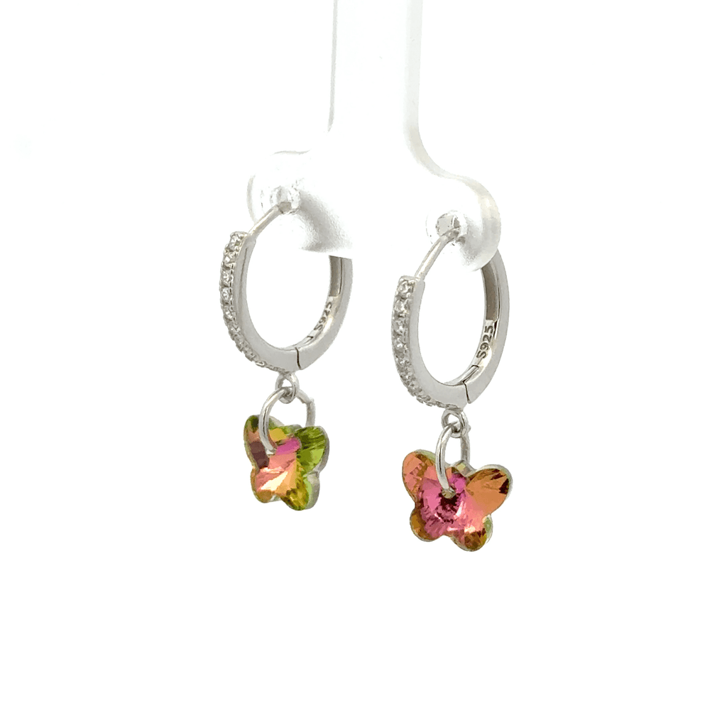 Butterfly Rainbow Drops Baali Earring