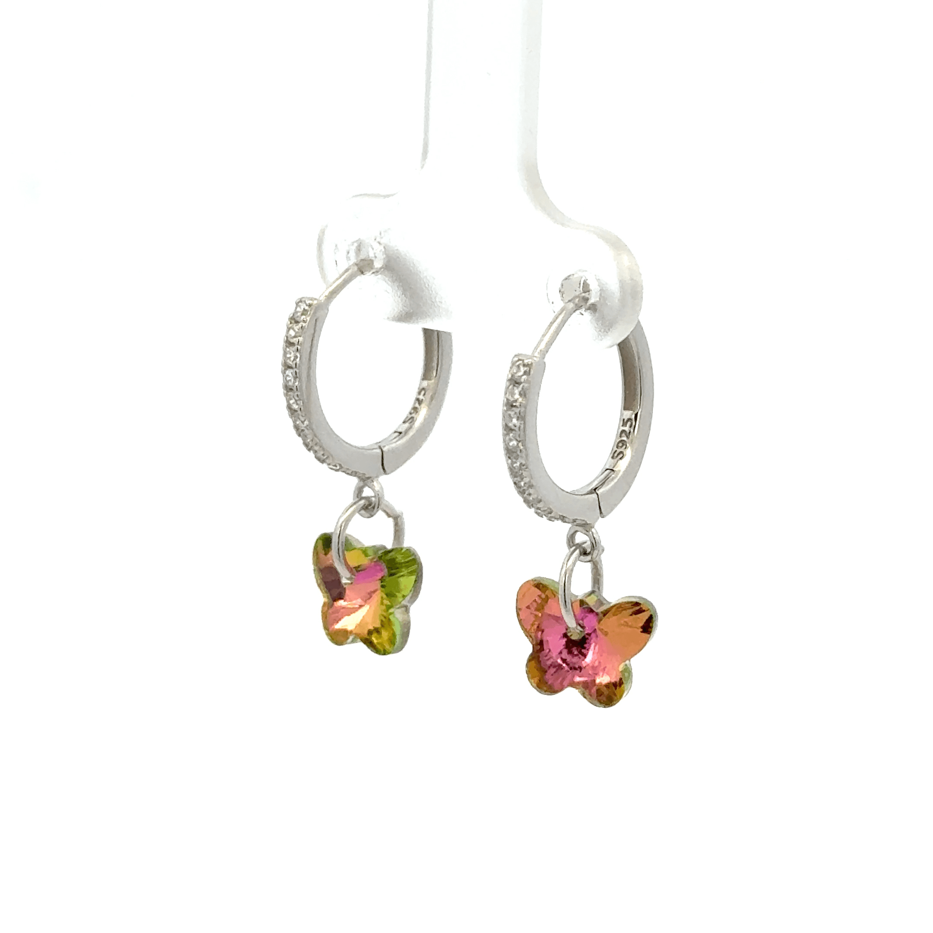 Butterfly Rainbow Drops Baali Earring