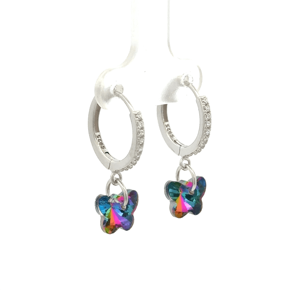 Butterfly Rainbow Drops Baali Earring