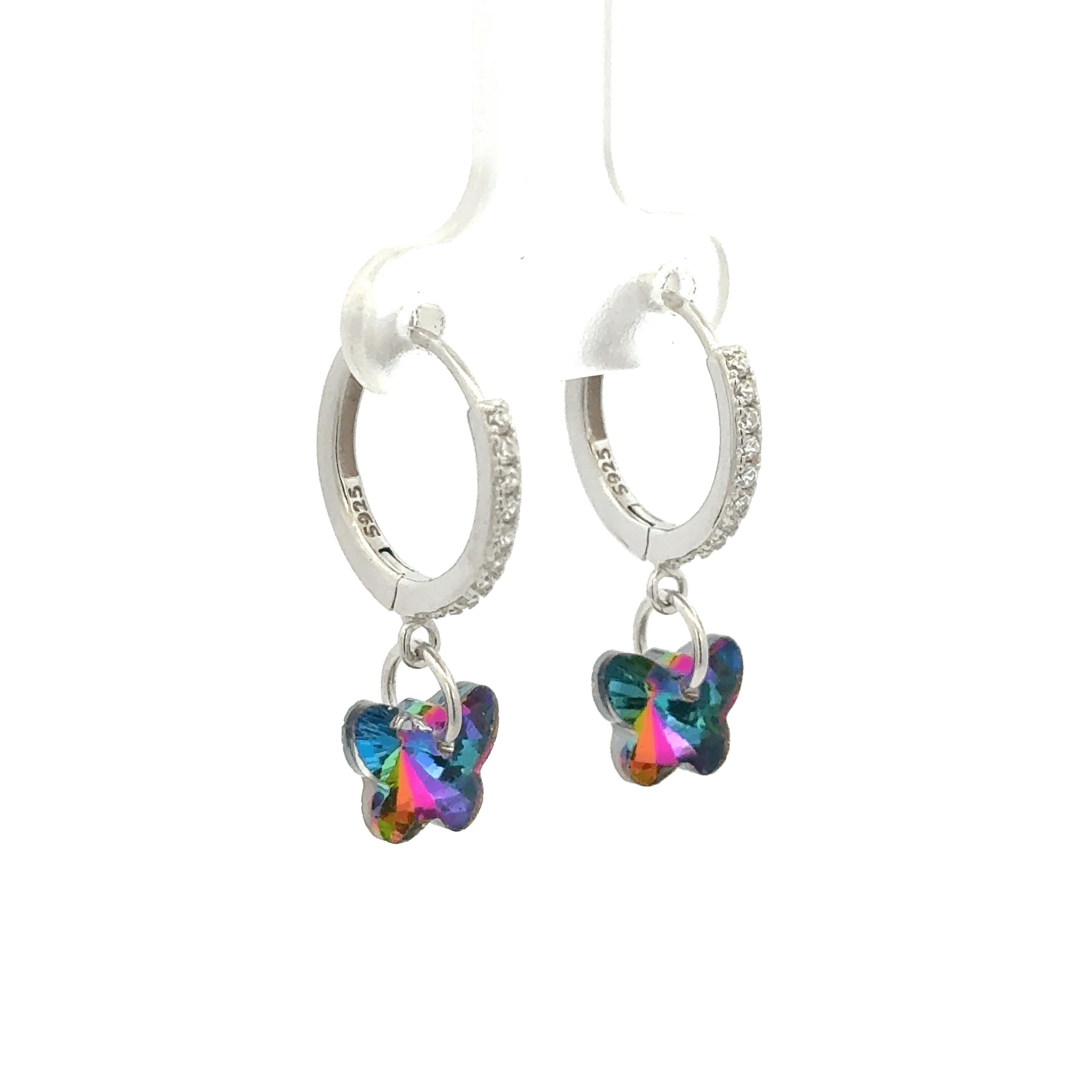 Butterfly Rainbow Drops Baali Earring