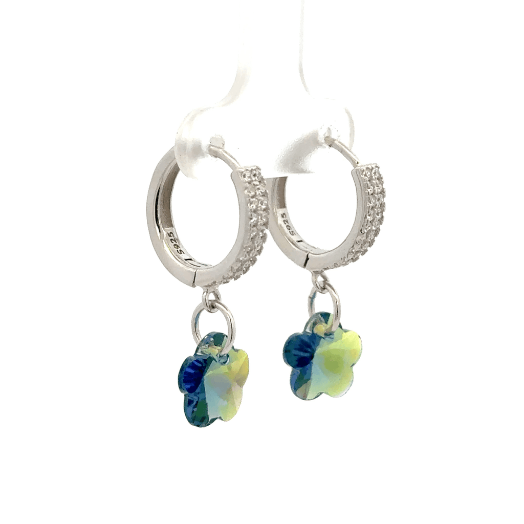 Flower Rainbow Drops Baali Earring