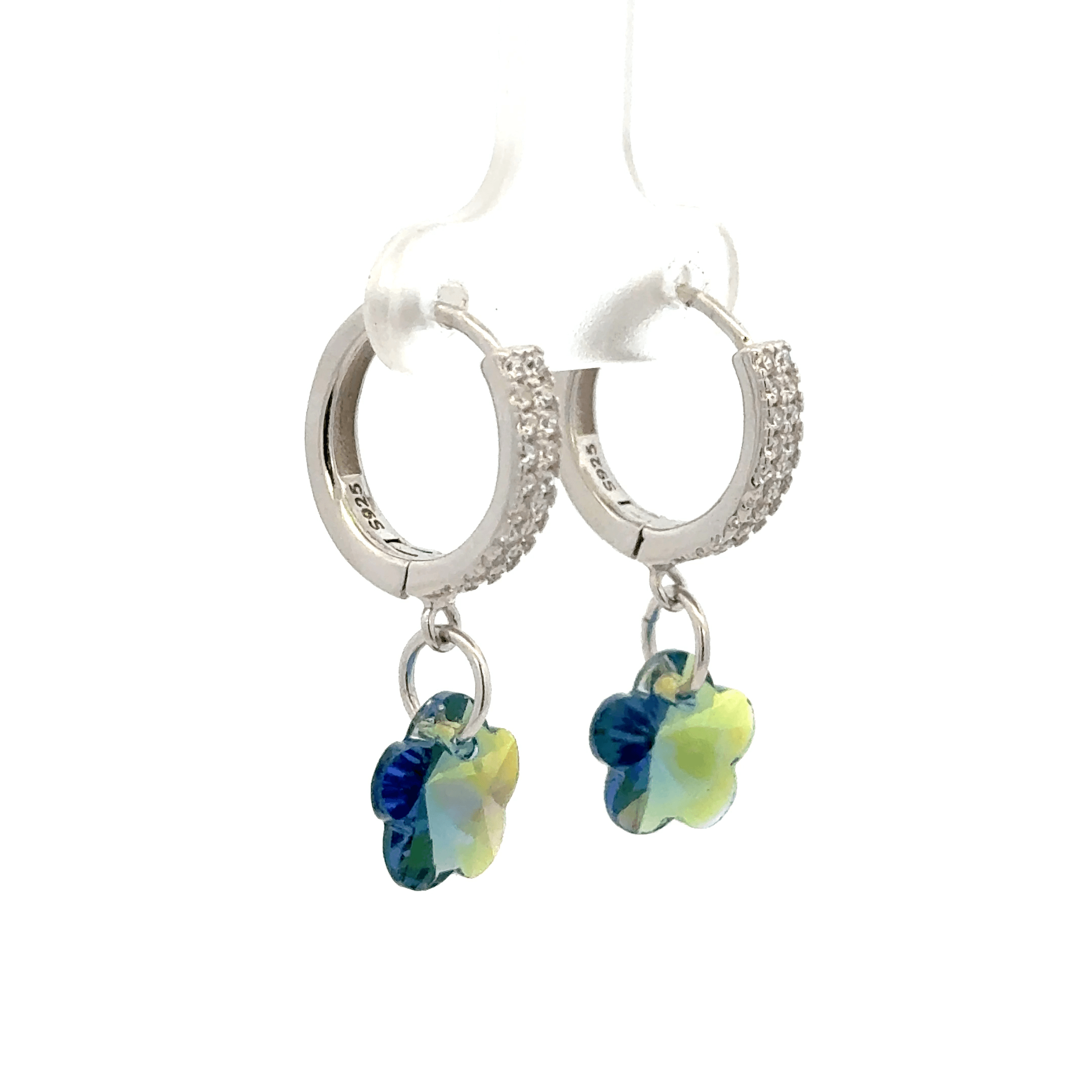 Flower Rainbow Drops Baali Earring