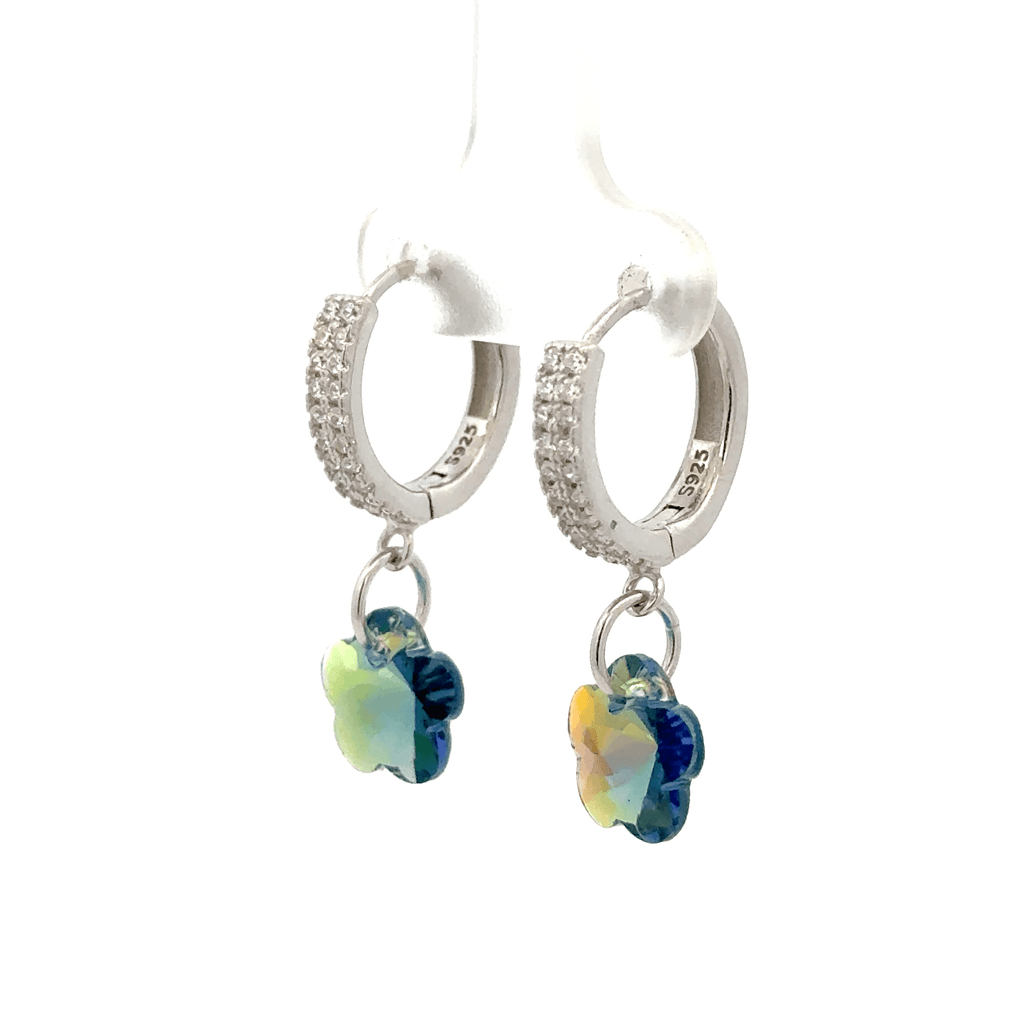 Flower Rainbow Drops Baali Earring