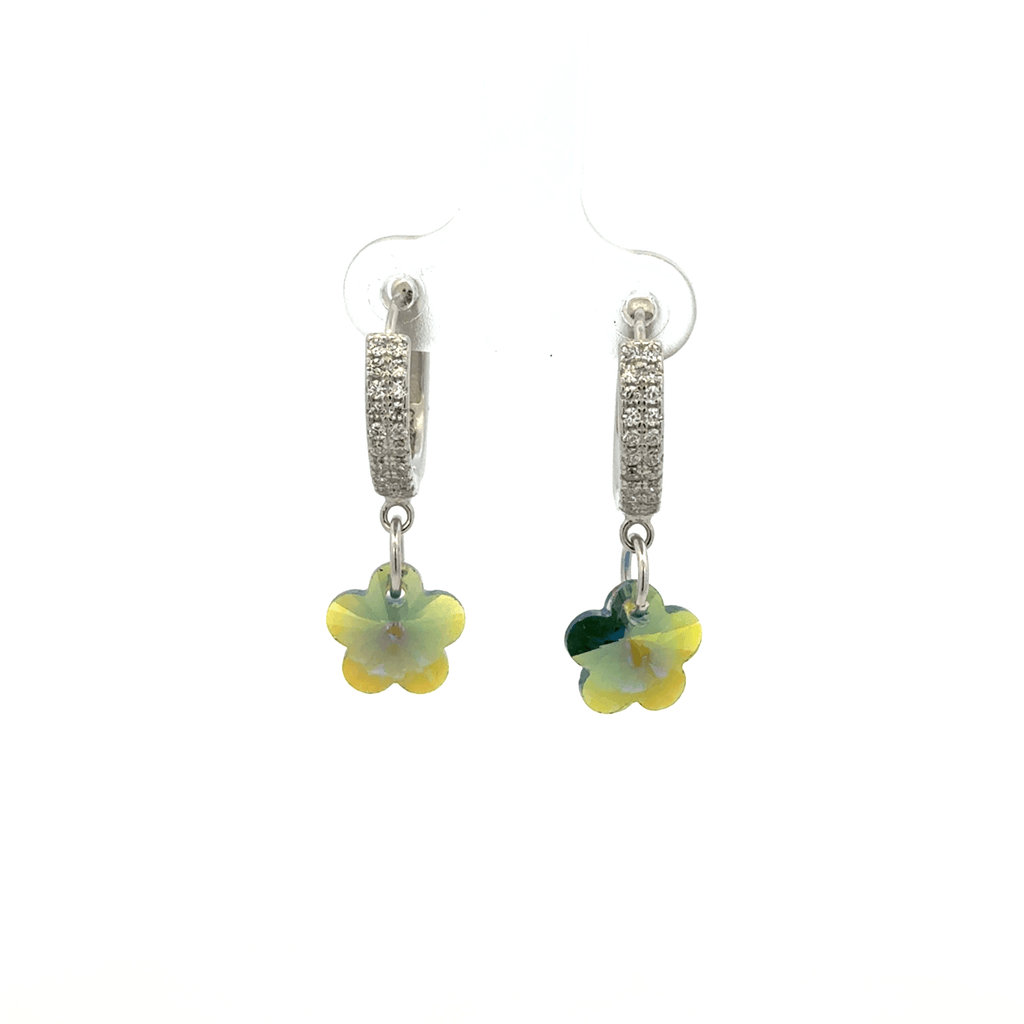 Flower Rainbow Drops Baali Earring