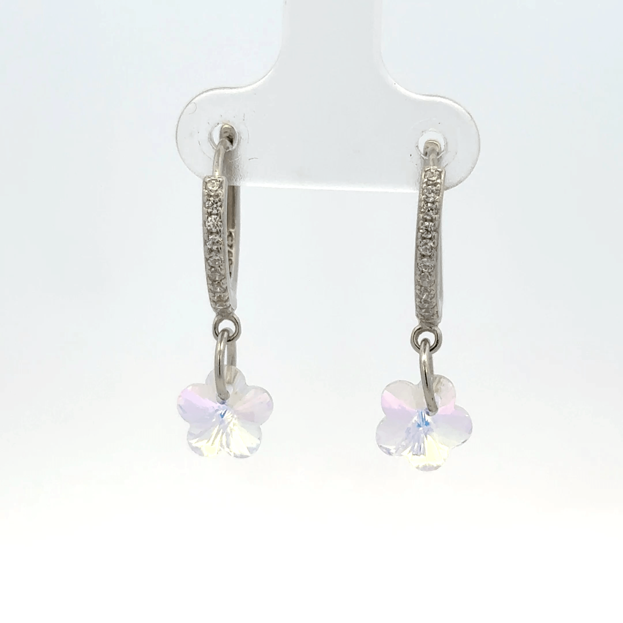 Flower Rainbow Drops Baali Earring