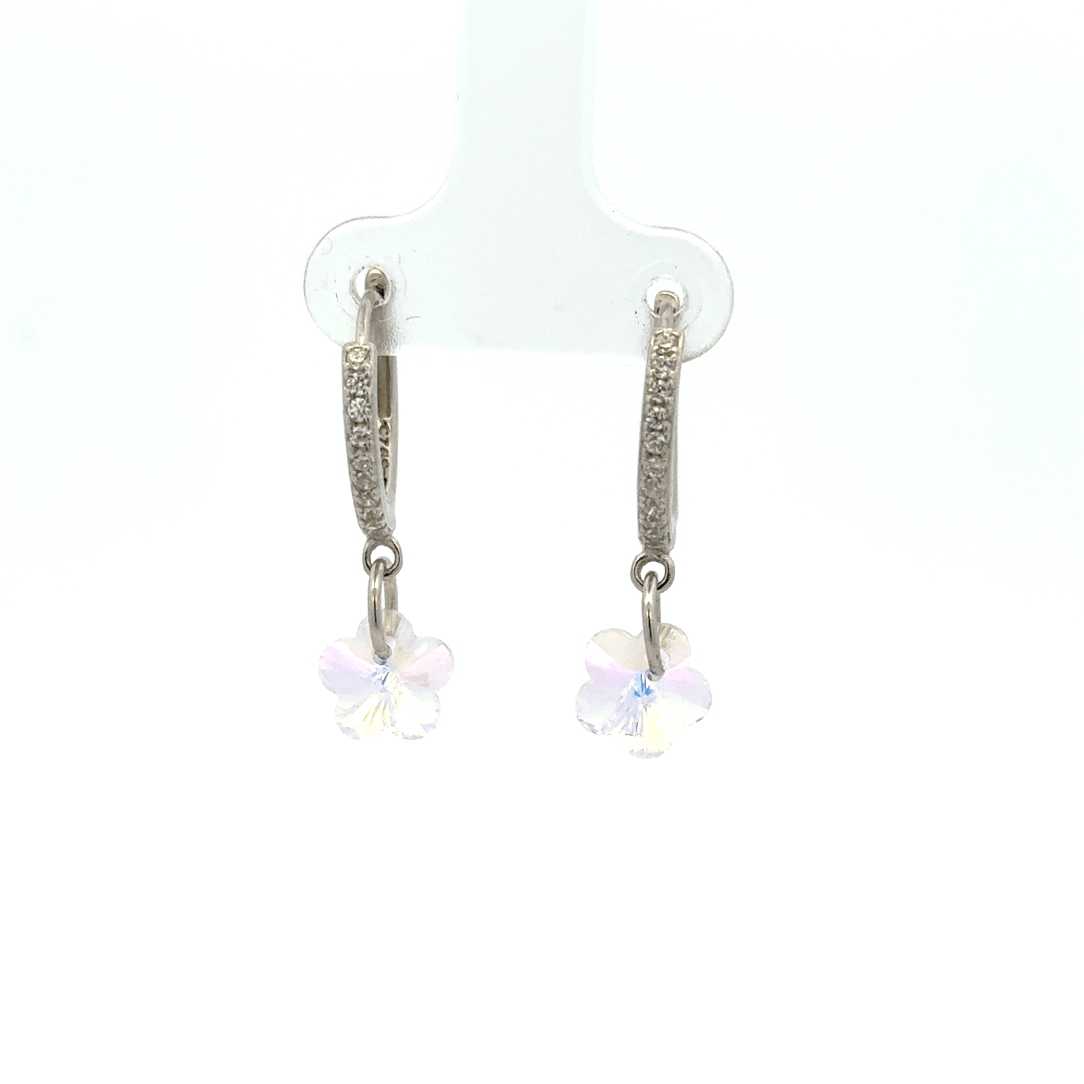 Flower Rainbow Drops Baali Earring