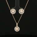 Star Chain Pendant With Earring