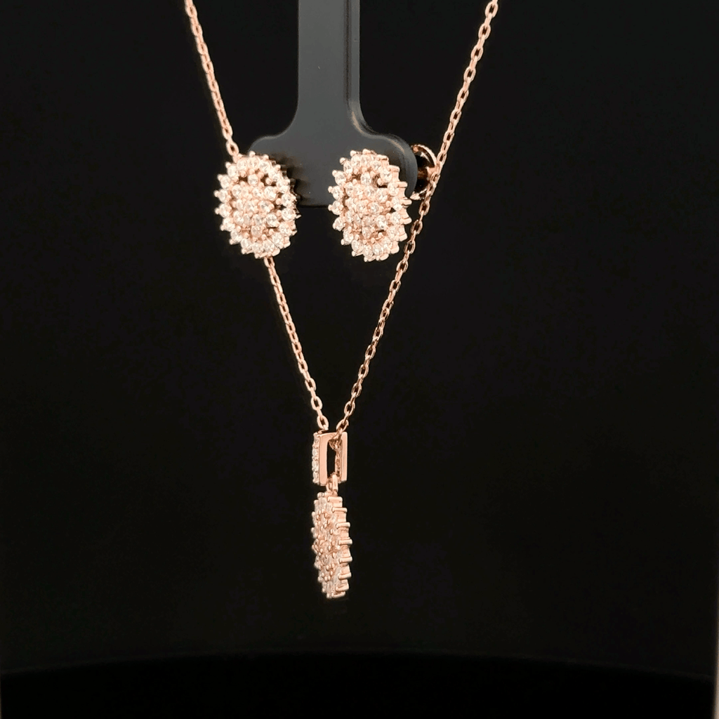 Star Chain Pendant With Earring