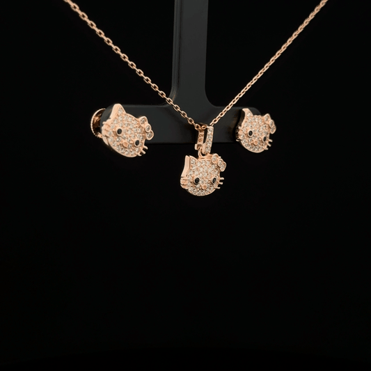 Cartoon Chain Pendant Earring