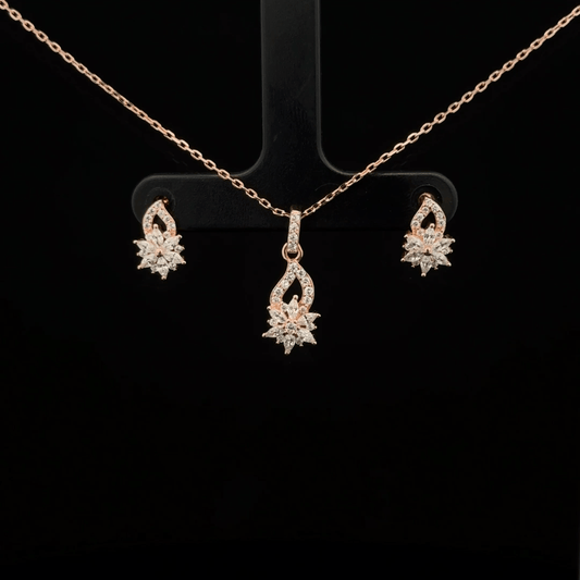 Mango Chain Pendant Earrings